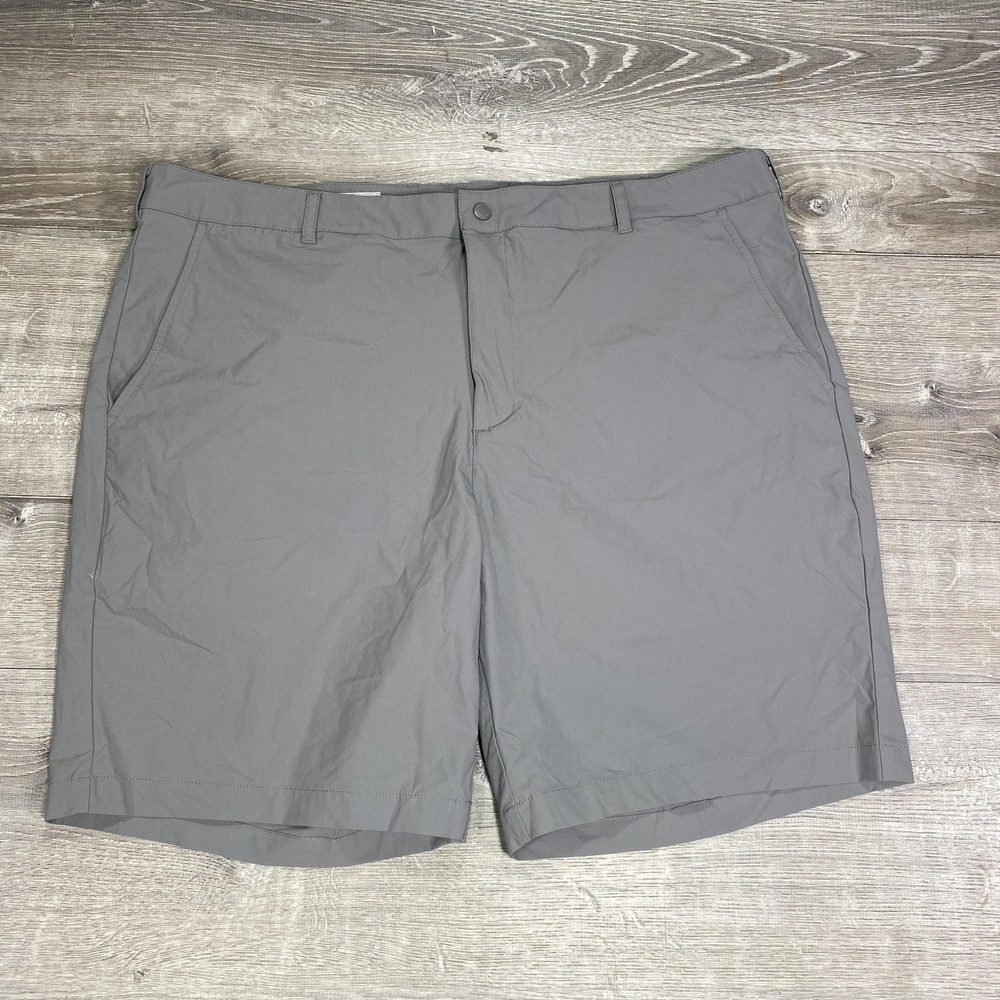 Onward‎ Reserve Shorts Mens 40 Gray Performance Golf Nylon Stretch Chino Casual